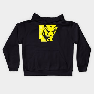 870 Hog Yellow Kids Hoodie